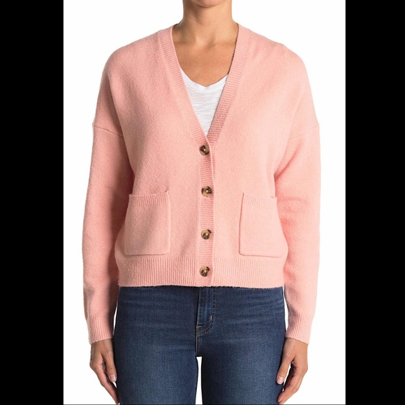 🔥🔥🔥NEW Madewell Button Down Wool Blended Cardigan Sweater - Picture 5 of 8